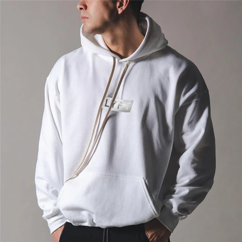 Мужские брендовые толстовки LYFT для спортзала бега тренировок фитнеса