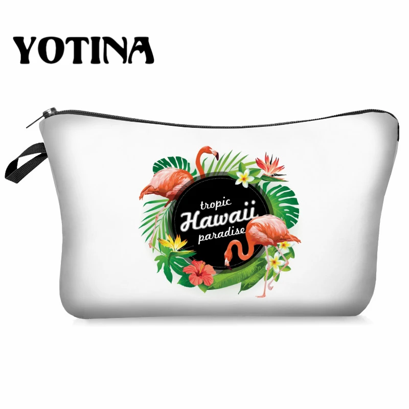 bpd45912 Yotina женская косметичка llama 3D печать с разноцветным рисунком Макияж сумка на молнии путешествий Органайзер для макияжа - Цвет: bpd45912