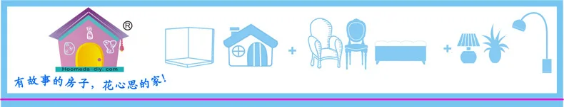 Hoomeda-diy Ручная работа DIY сборка дома креативная архитектура модель кабины цветущие цветы и полная луна романтический подарок на день рождения
