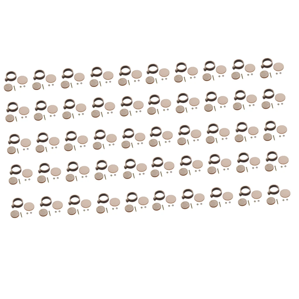 50 шт мини круглые деревянные пяльцы рамка 20 мм изготовление ожерелий с