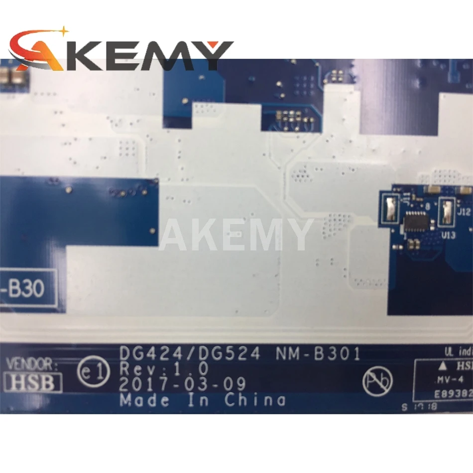 

For Lenovo 320-15IAP notebook motherboard DG424 DG524 NM-B301 motherboard CPU N3450 DDR3 100% test work free shipping 5B20P20644