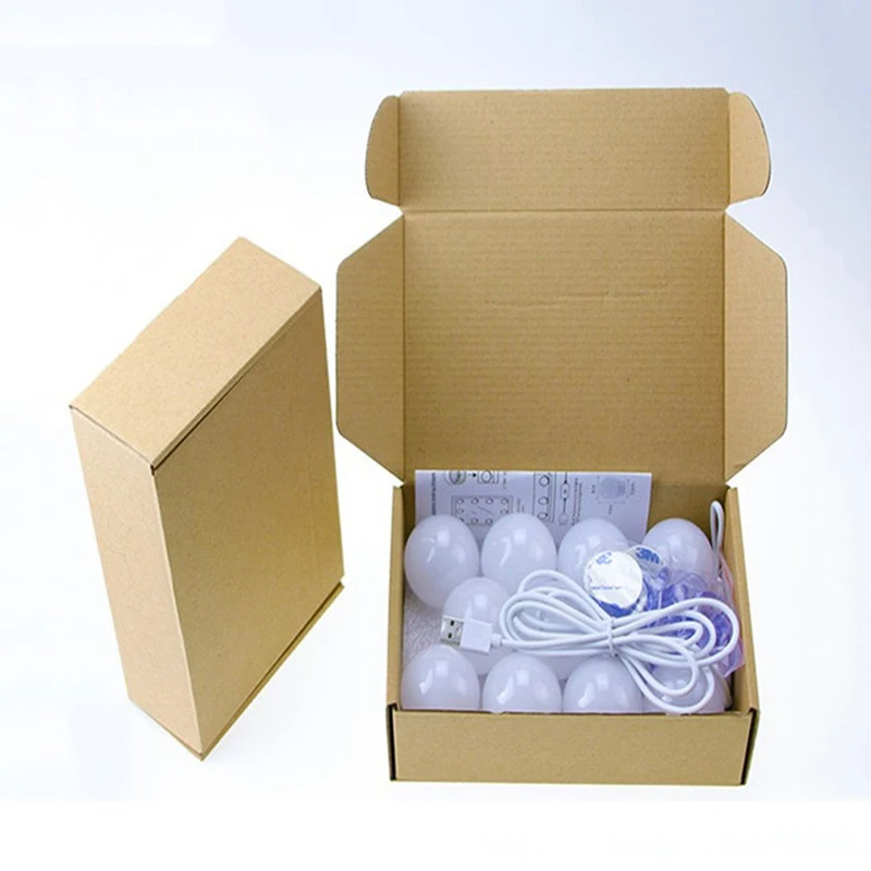 Косметическое зеркало с питанием от USB косметический светильник 6 10 14 ламп набор