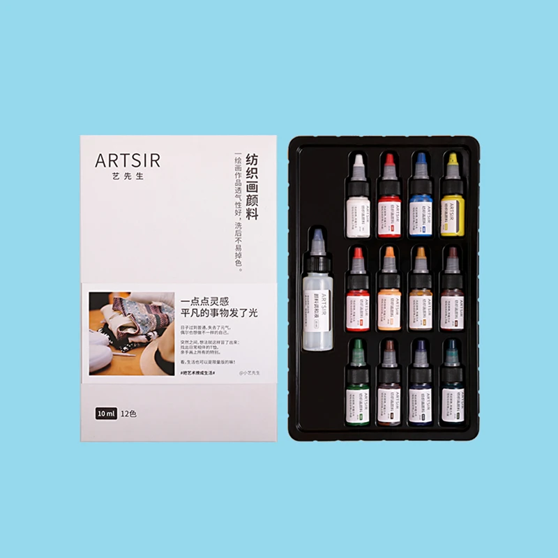 

Textile Fiber Paint Hand Painting Clothes Shoes T-shirt Canvas Painted Dyed Cloth Diy Acrylic Paint Waterproof Does Not Fade