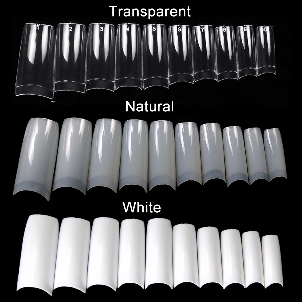 Wholesale 100/500pcs Nails Half French False Nail Art Tips Acrylic UV Gel Manicure Tip M3 | Красота и здоровье