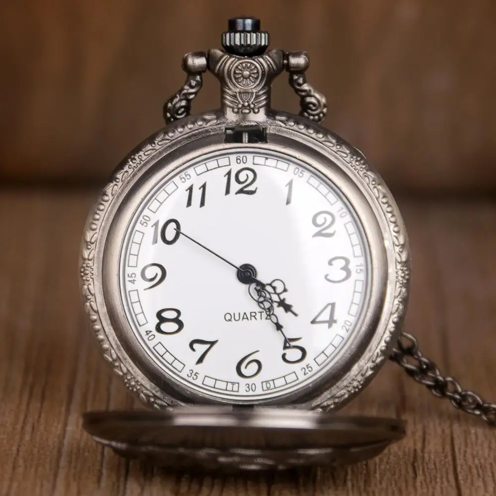 Лидирующий бренд бронзовые часы Direwolf с изображением символа винтажные карманные