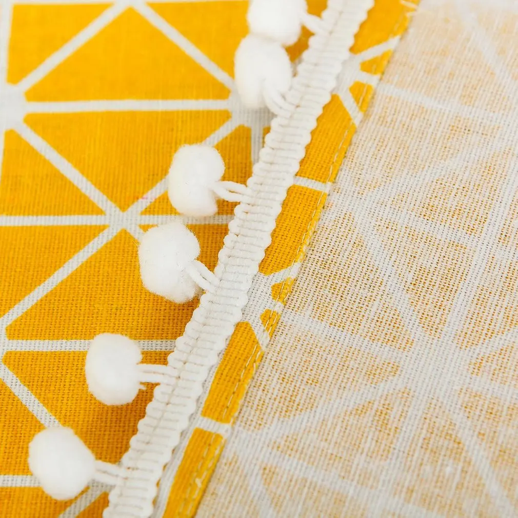 Льняной чехол в современном стиле пылезащитный для микроволновой печи бленда