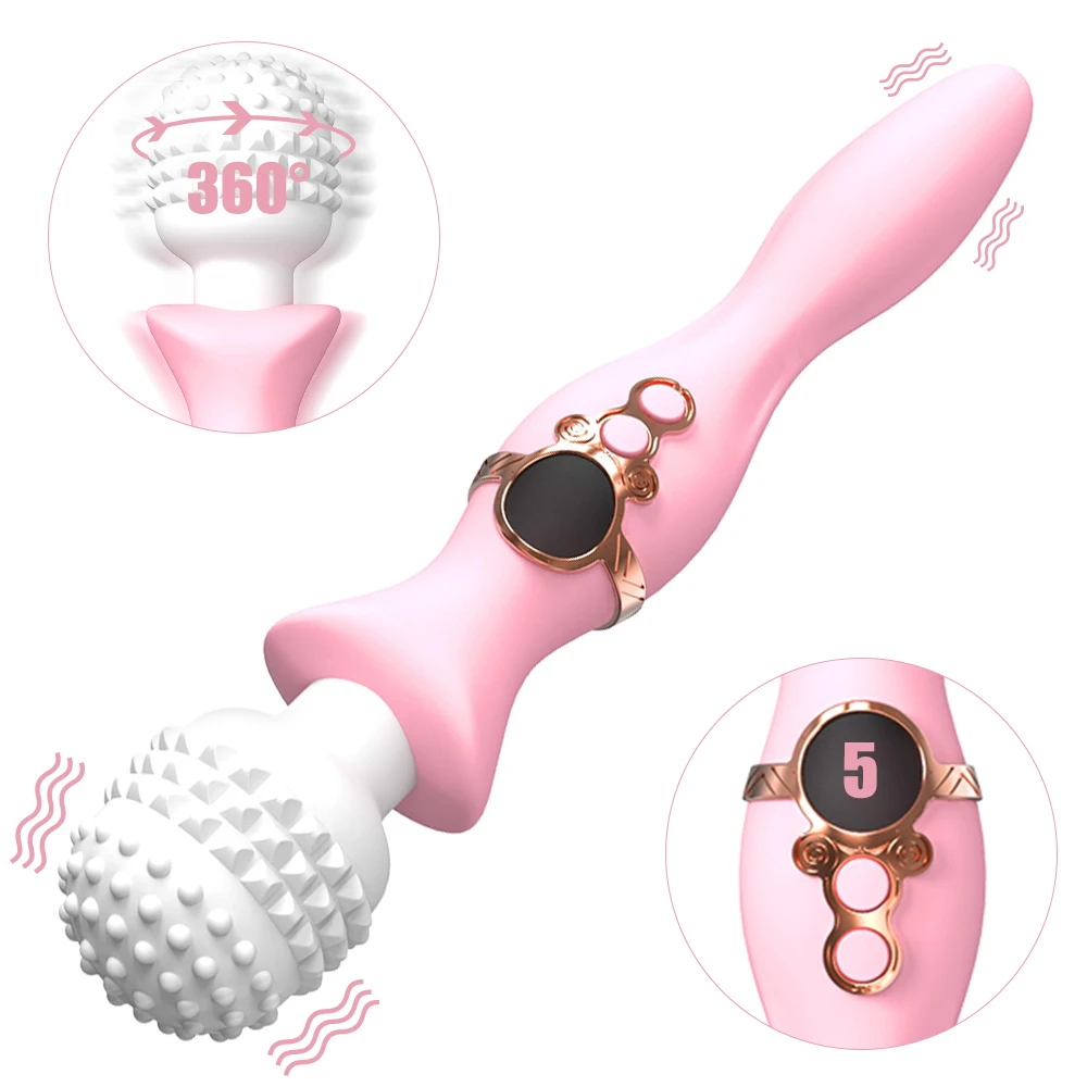 ЖК дисплей Экран вибратор 360 градусов изгиб Секс игрушки двойной головкой