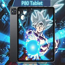 Tablet 8 inch P80 6GB+128GB Tablets Android 1280 x 800 4G Network wifi Tablet PC online class Phone Call tablette pad pro tablet