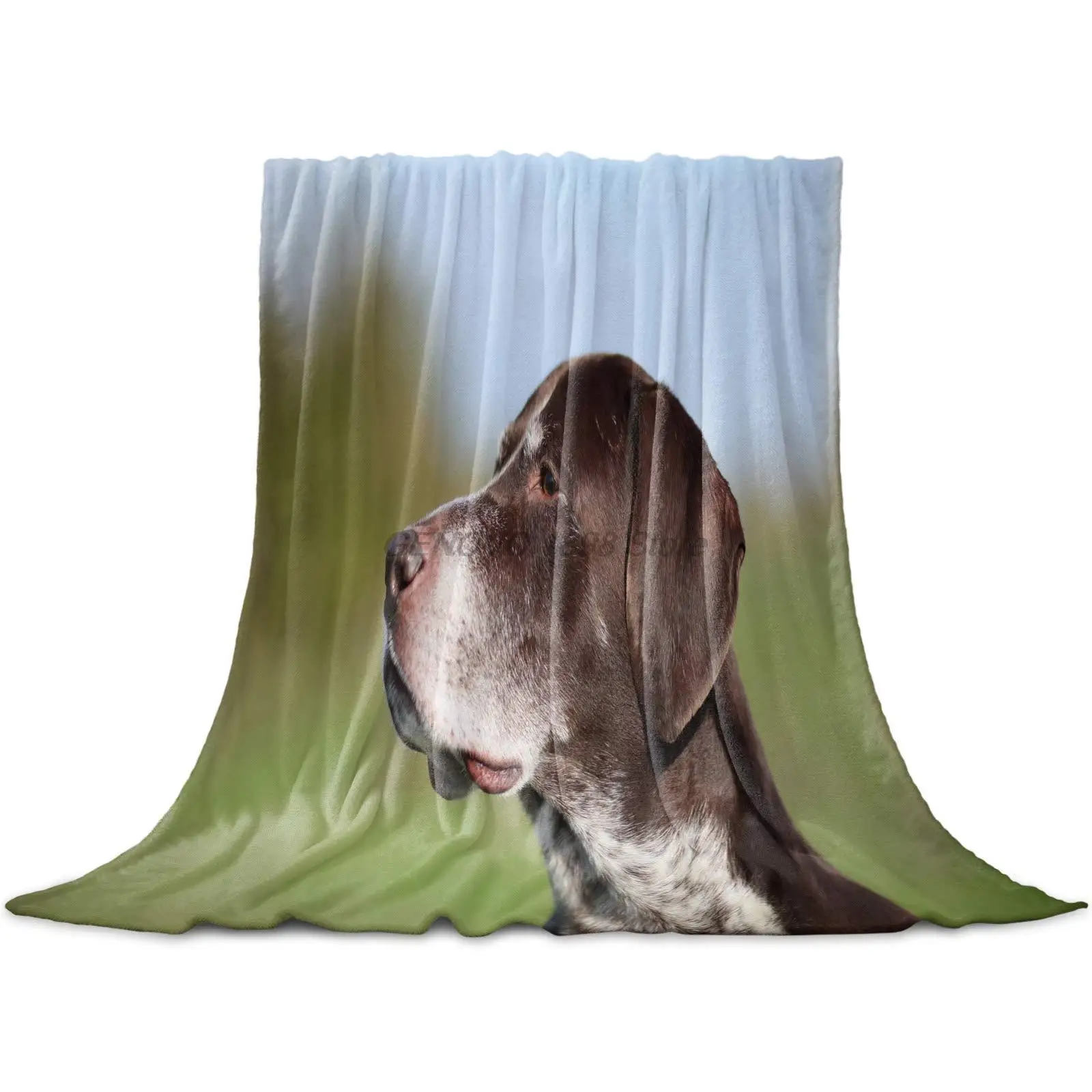 

Флисовое одеяло для дома, полноразмерное легкое фланелевое одеяло с милым рисунком собаки и животного для кровати, кушетки, гостиной, войны