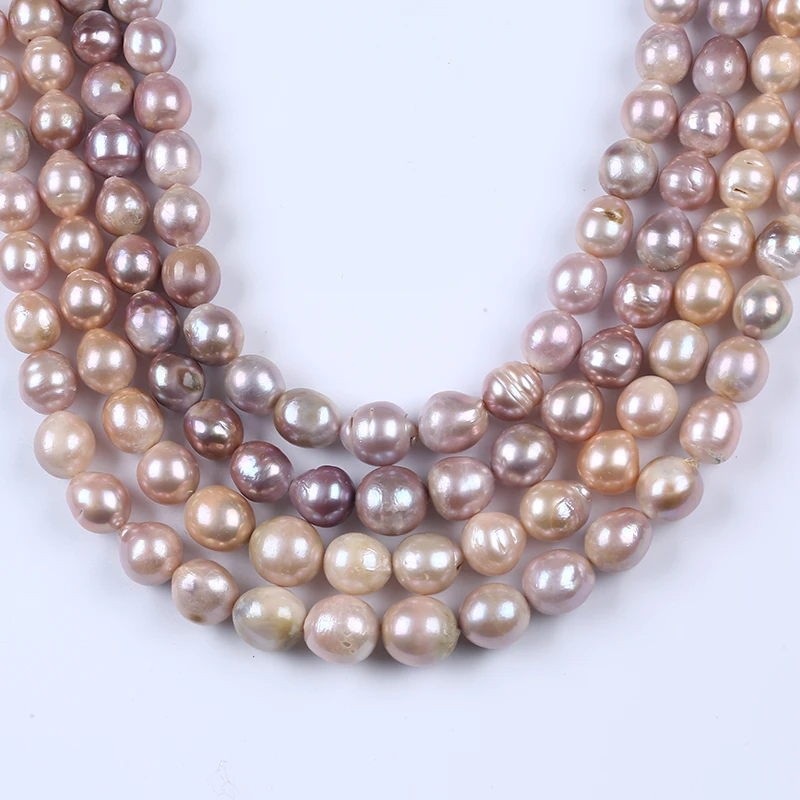 

13-16 мм культивированный Edison отбирает первоклассный пресноводный жемчуг Свободные ядросодержащих Жемчужная Нить