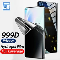 anti spy full curved screen protector for one plus 8 pro hydrogel privacy film for one plus 7t not glass oneplus 7t pro film