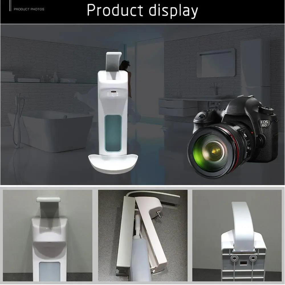 

Wall-Mount Liquid Soap Dispenser Pump Hospital Elbow Press Hand Sanitizer Soap Dispenser Bottle For Kitchen Hotel Bathroom CD