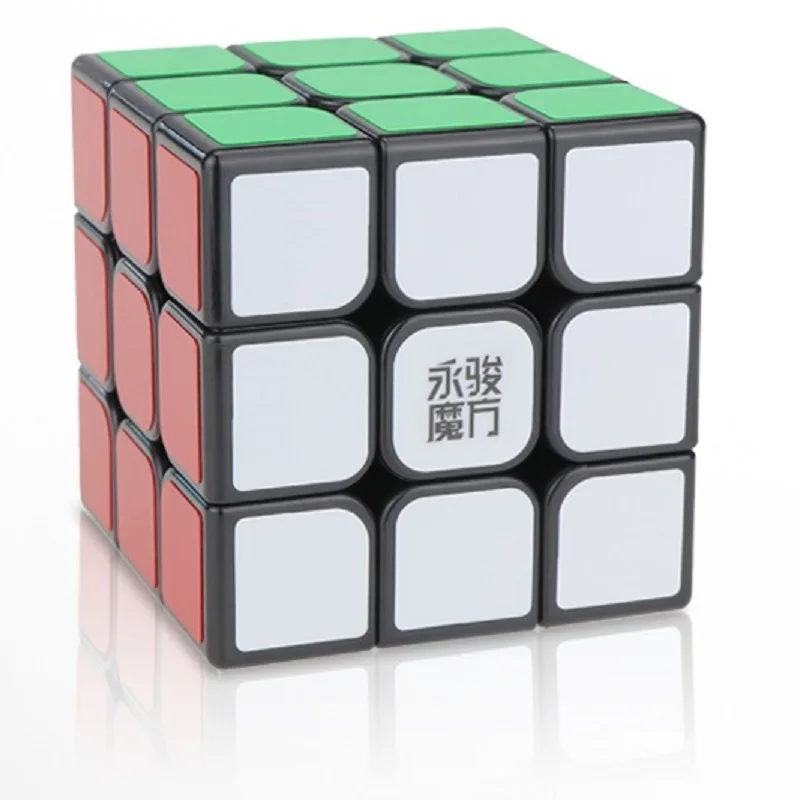Черный Yj yulong 2 М v2 м 3x3x3 магнитные магические кубики yongjun магниты головоломка скоростные кубики Развивающие головоломки подарки игрушки для взрослых - Цвет: Черный