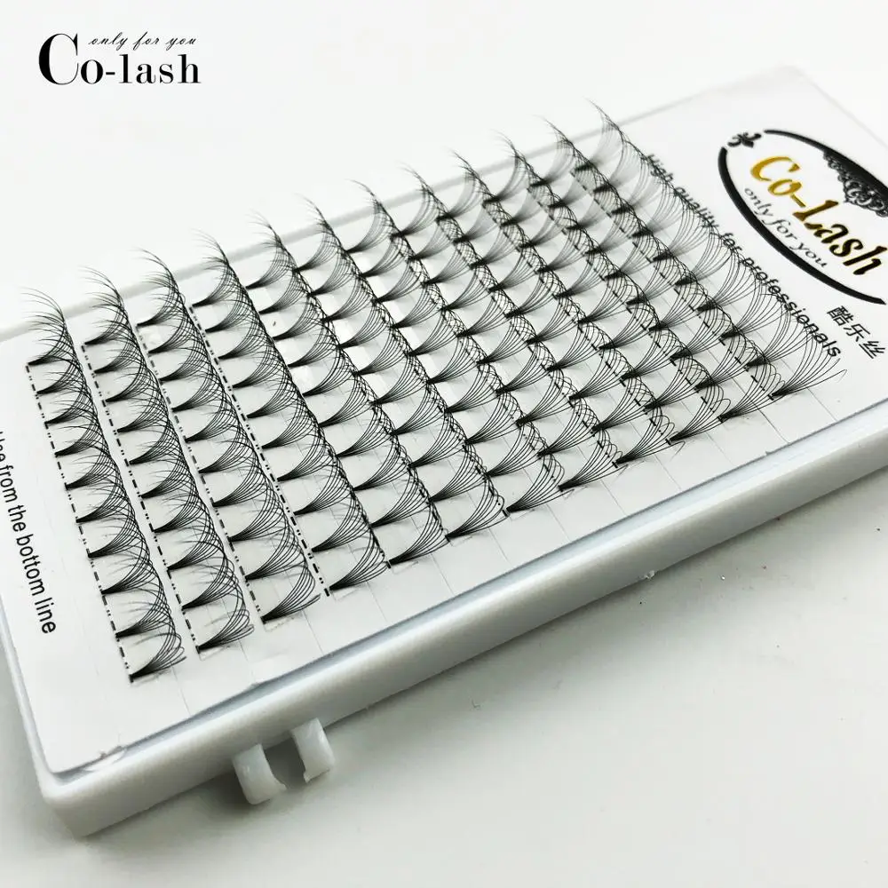 Colash 3D 4D 5D 6D русские объемные цветные накладные ресницы DD Curl Premade Fans Lash Лидер продаж Индивидуальные Накладные ресницы
