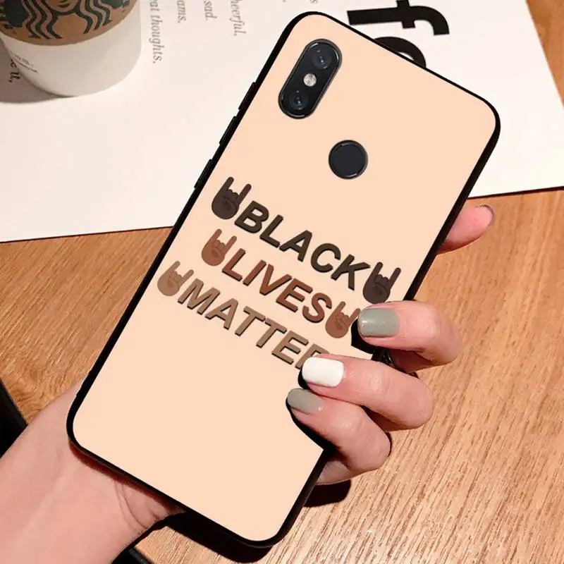 

BLACK LIVES MATTER high quality Phone Case For Xiaomi Redmi note 7 8 9 t k30 max3 9 s 10 pro lite