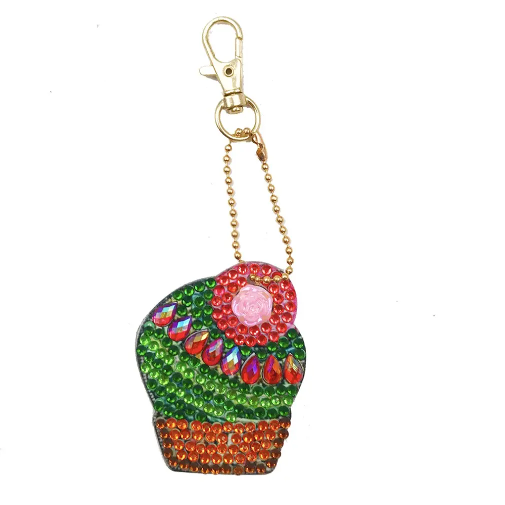 DIY Material Package Keychain Cartoon Spaceman Hanging Diamond Painting Bag Child Manual Develop Brain | Украшения и аксессуары