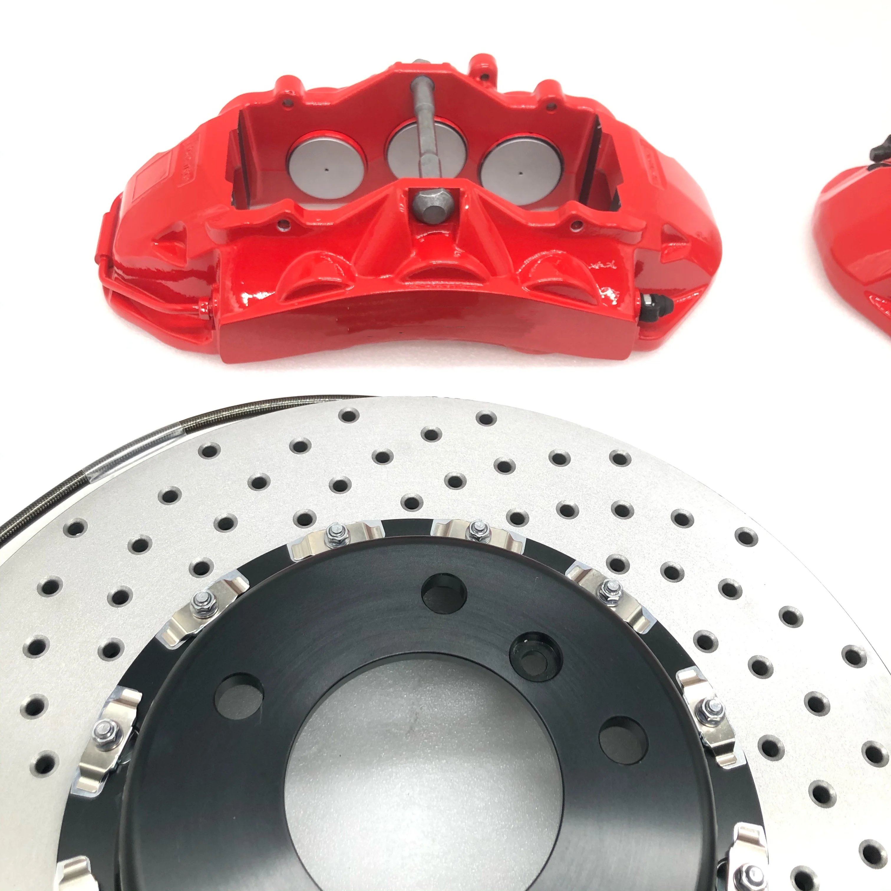 Jekit AMG6 тормозной суппорт с тормозные колодки 380*36 мм диск диски центр кепки и