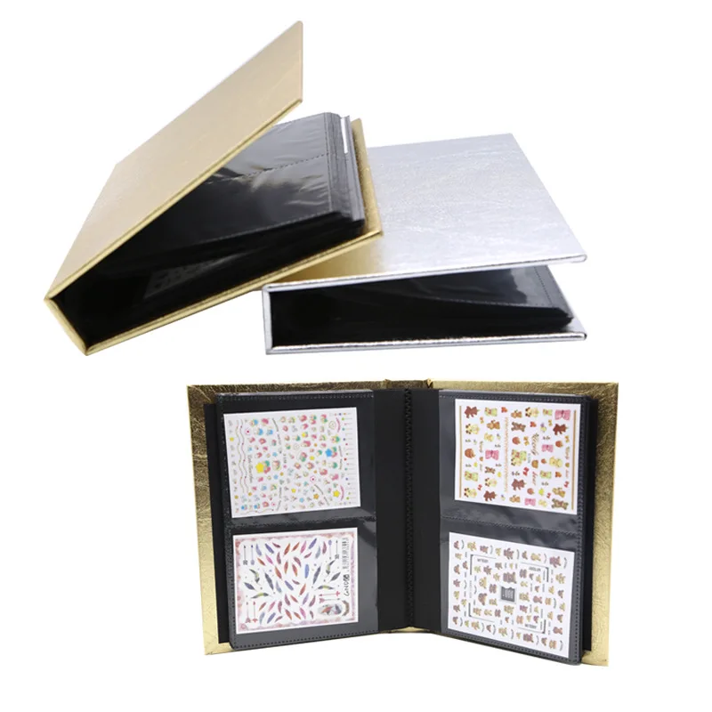 3D наклейка на ногти водная для хранения альбомов Большой 30 страниц держатель