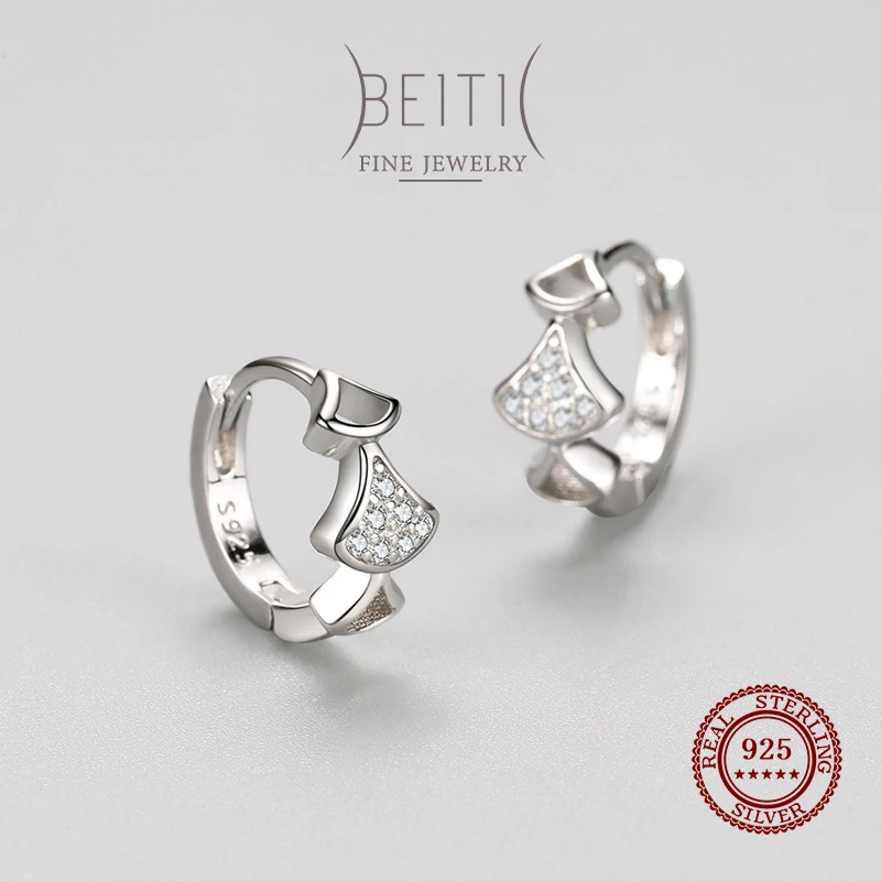 Женские серьги в виде листьев гинкго из серебра 925 пробы | Украшения и аксессуары