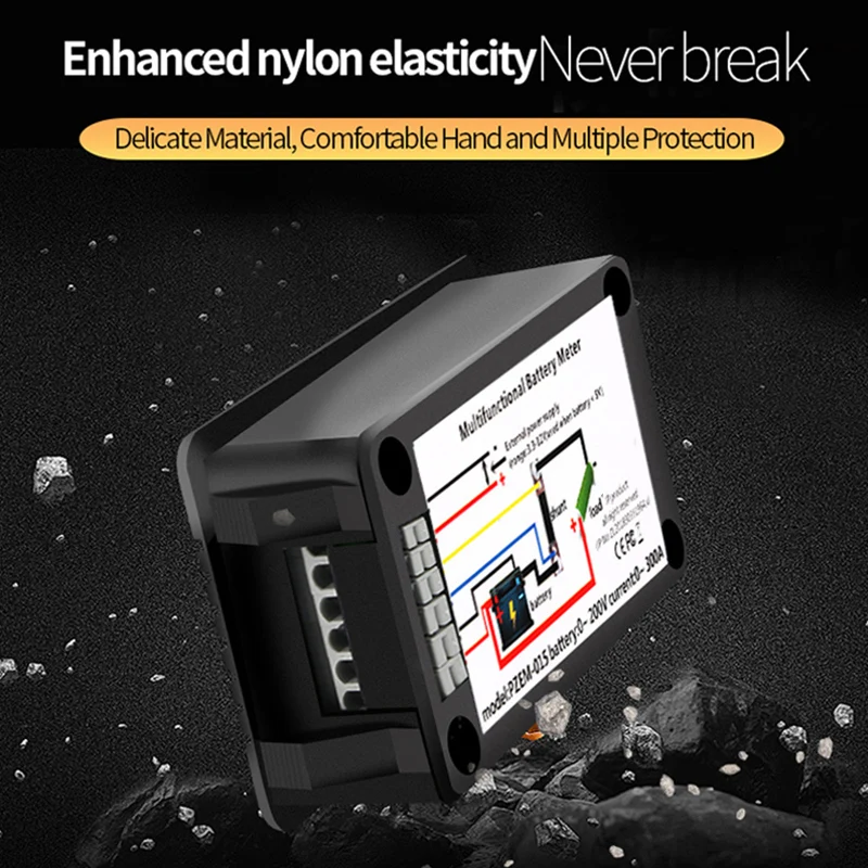 Цифровой тестовый инструмент для батареи амперметр вольтметр напряжение