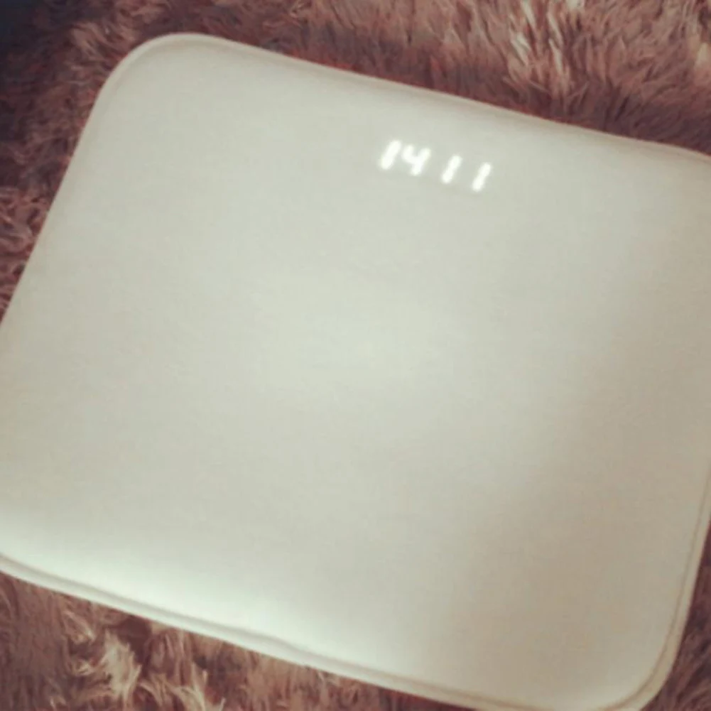 Чувствительный к давлению будильник электронные цифровые часы для ковра