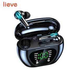 lieve wireless earpods 2000mah wireless bluetooth headphones touch noise reduction hifi for apple huawei and xiaomi mobile phone free global shipping
