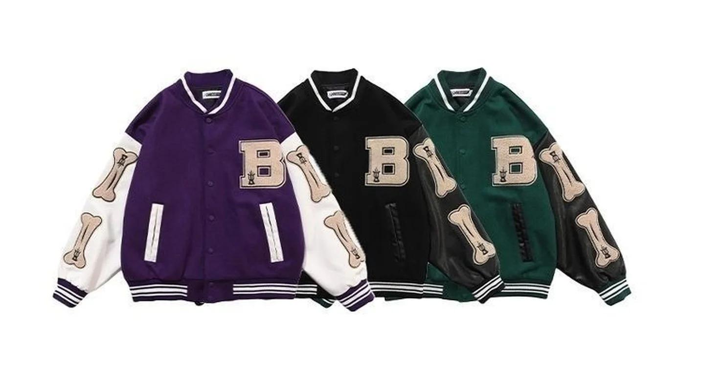 

Womens Coats And Jackets High Street Hip Hop Baseball Uniforms Street Casual Coat Loose Stitching Jacket Tops 2021 Summer New