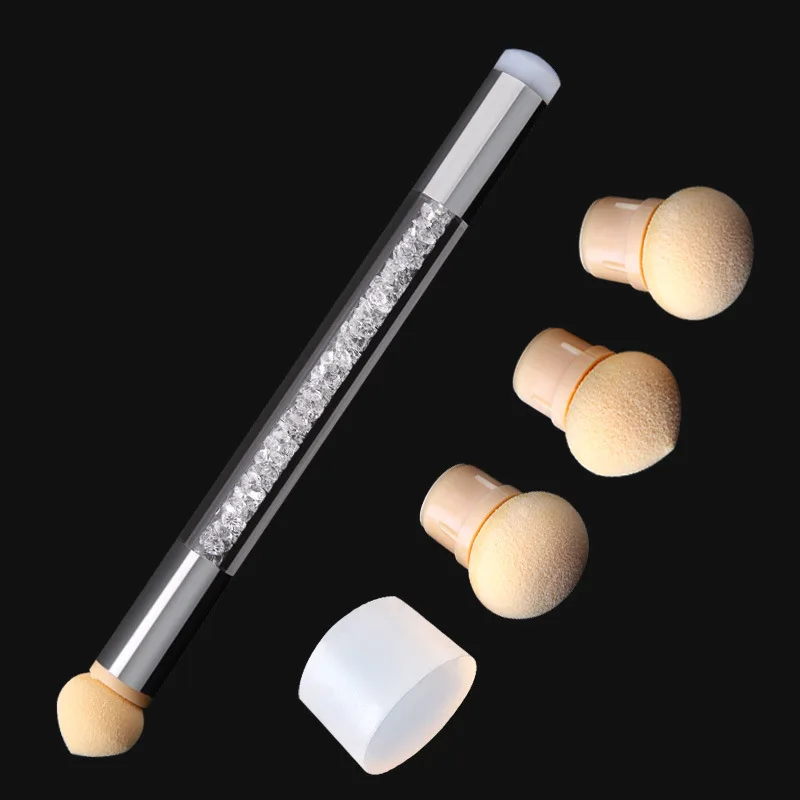 1 Набор сделай сам Стразы ручка для ногтей размазывающаяся палка с двойной