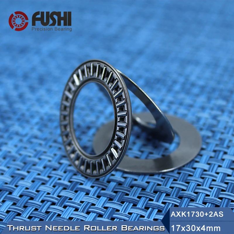 

AXK1730 + 2AS Thrust Needle Roller Bearing With Two AS1730 Washers 17*30*4mm ( 10 Pcs) AXK1103 889103 NTB1730 Bearings
