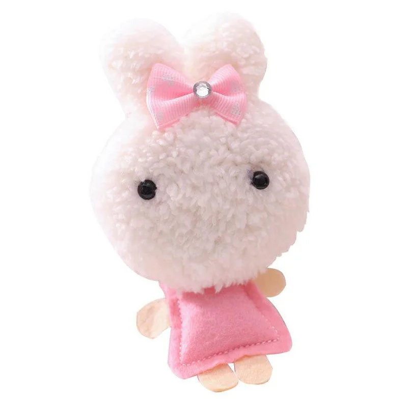 25 шт./лот Kawaii Bunny Плюшевые игрушки цветок 12cmRabbit мягкие игрушки-животные маленькие