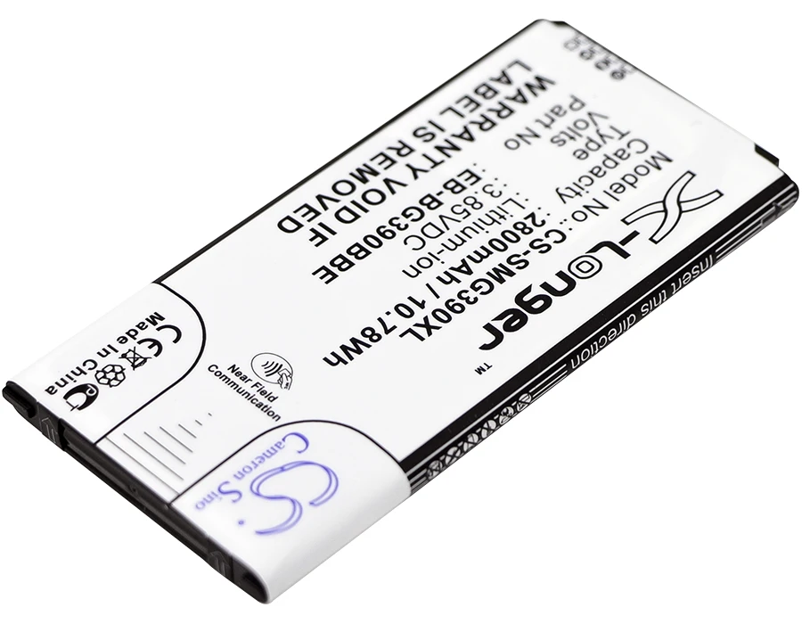 EB BG390BBE батареи Cameron Sino 2800mAh для Samsung Galaxy Xcover 4 SM G390 G390F G390W G390Y|Цифровые аккумуляторы| |