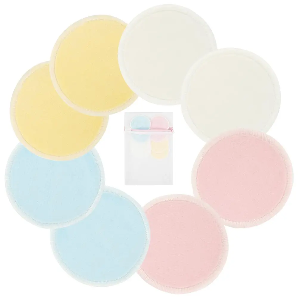 8 шт. подушечки для снятия макияжа многоразовые хлопковые лицевой двойной