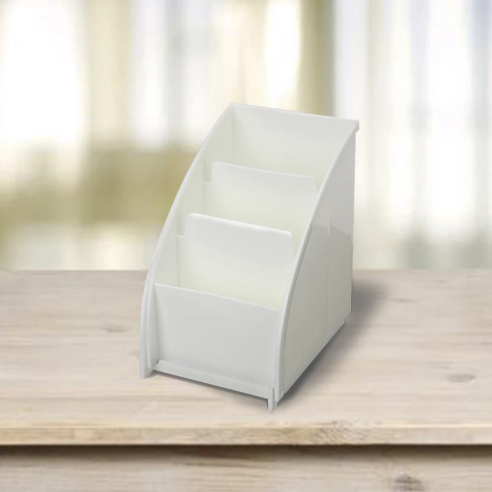 

Канцелярские товары для дома и офиса, 3 ячейки, органайзер для телефона, настольное хранилище косметики, планшетофон с дистанционным управлением, подставка-держатель