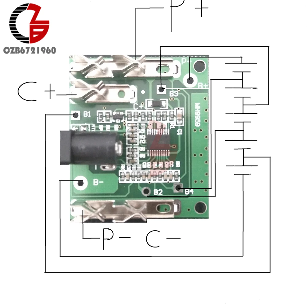 5S 18/21V 20A 18650 Защитная плата для зарядки литий ионного аккумулятора защита от