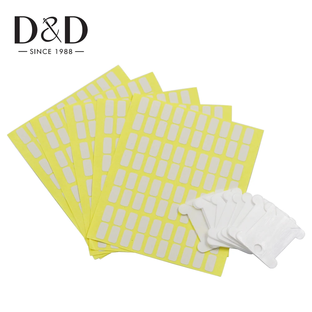 

30pcs Embroidery Floss Craft Plastic Thread Bobbin Cross Stitch Storage Holder & 400pcs Floss Number Stickers DIY Sewing Tools