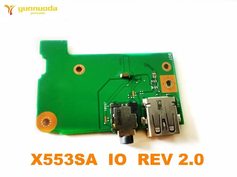 Фото Оригинальная USB-плата для ASUS X553SA, аудиоплата X553SA IO REV 2,0, протестирована, хорошая, бесплатная доставка №1
