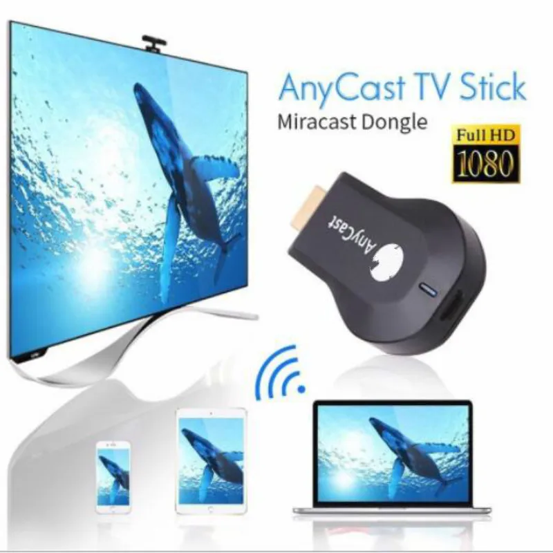 Новейший 1080P Anycast m4plu зеркальное несколько ТВ-адаптер мини Android HDMI WiFi ключ любой литой