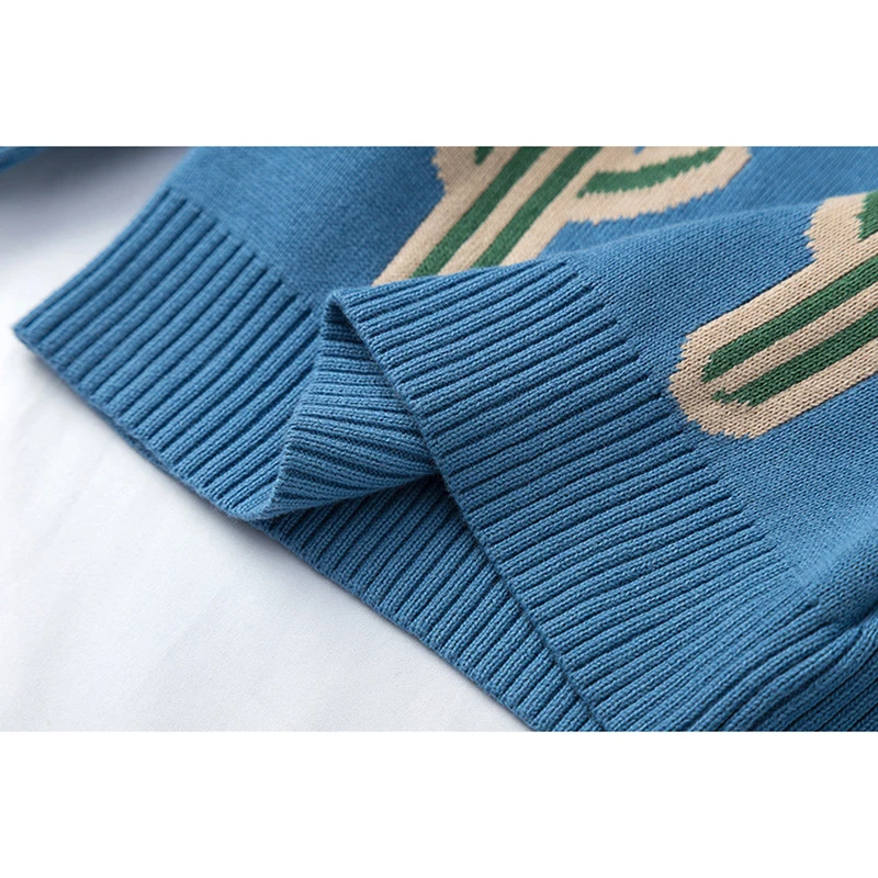 

Spring Autumn Baby Boys Girls Knitted Sweaters Cactus Jacquard Weave Pattern Girls Sweaters Kids Clothing Girls Boys Sweater