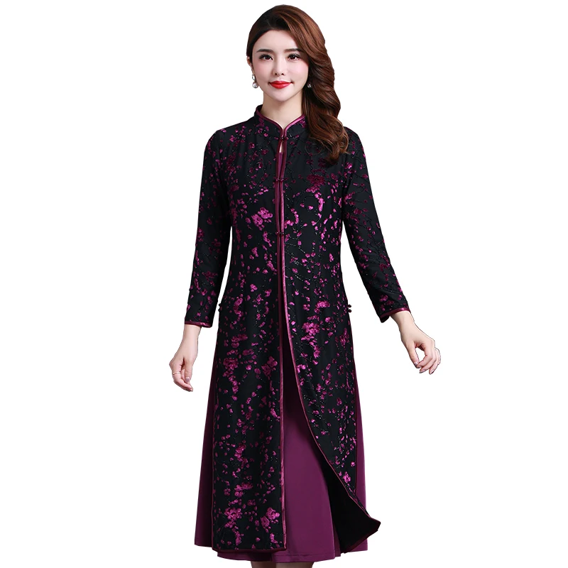 Весенний комплект из двух предметов женское платье размера плюс летнее без