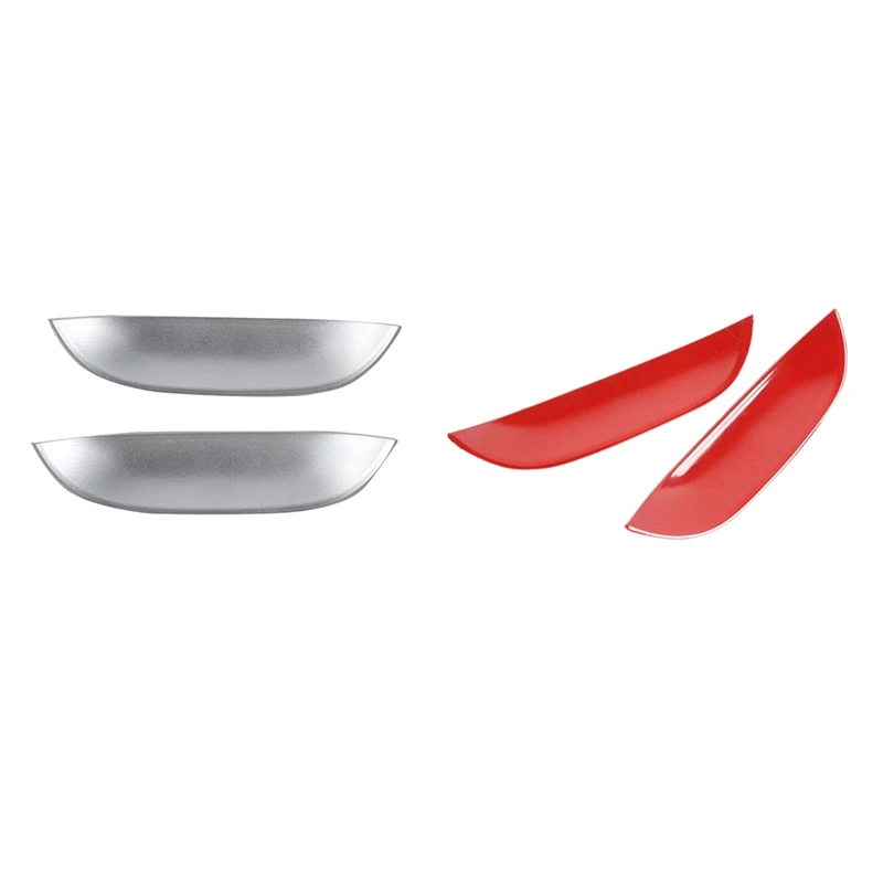 

for 2015-2020 Dodge Challenger ABS Look Car Door Bowl Decor Cover Trim 2PCS