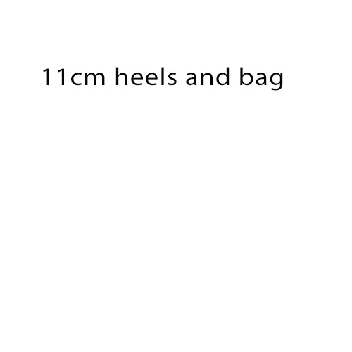 11cm heel and bag Женская обувь Свадебные вечерние туфли-лодочки с острым носком на каблуке, украшенные белыми жемчужинами, кристаллами и металлическими цветами павлина; большие размеры 43-47 - Цвет: 11cm heel and bag