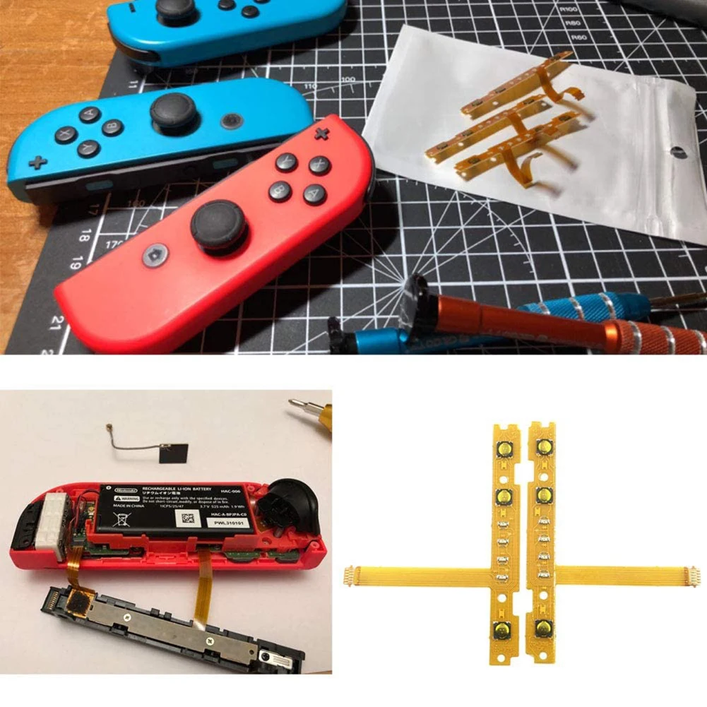 

Right Left SL SR Button Key Ribbon Durable Plastic Flex Cable Replacement Part For Nintendo Switch Joy-Con Controller