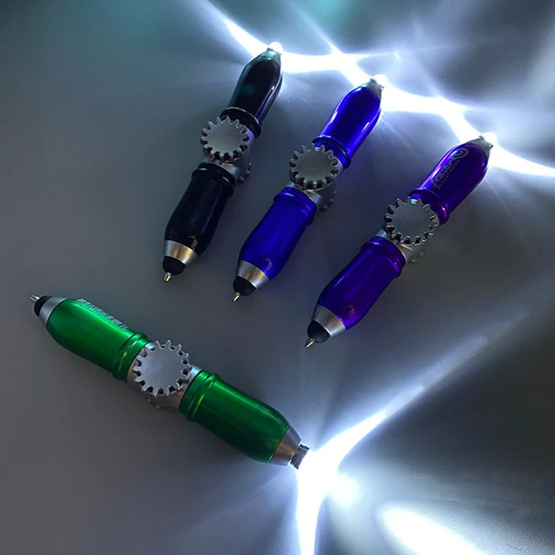 Спиннер антистресс для детей вращающийся светодиодный светильник гироскоп