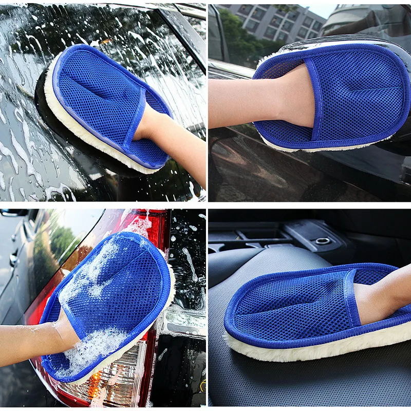 Средства для ухода за автомобилем инструмент чистки автомобиля шерсть мягкие