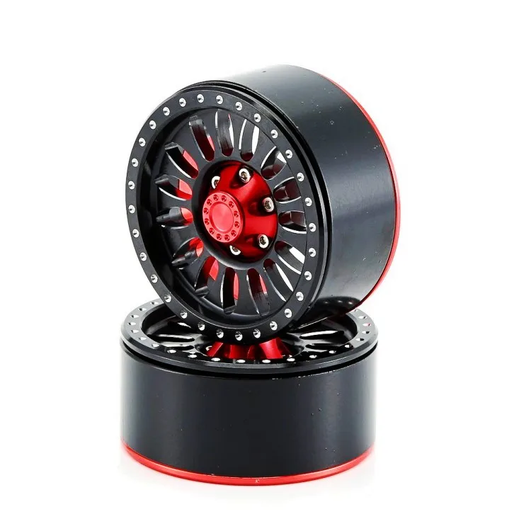 

4PCS Metal 1.9 Beadlock Wheel Hub Rim for 1/10 RC Crawler Axial SCX10 90046 AXI03007 Traxxas TRX4 RedCat MST D90