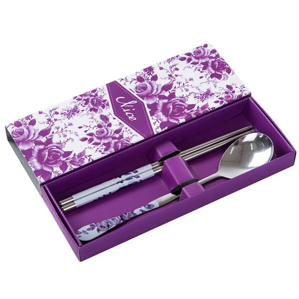 Столовые приборы из нержавеющей стали набор столовых приборов двух частей