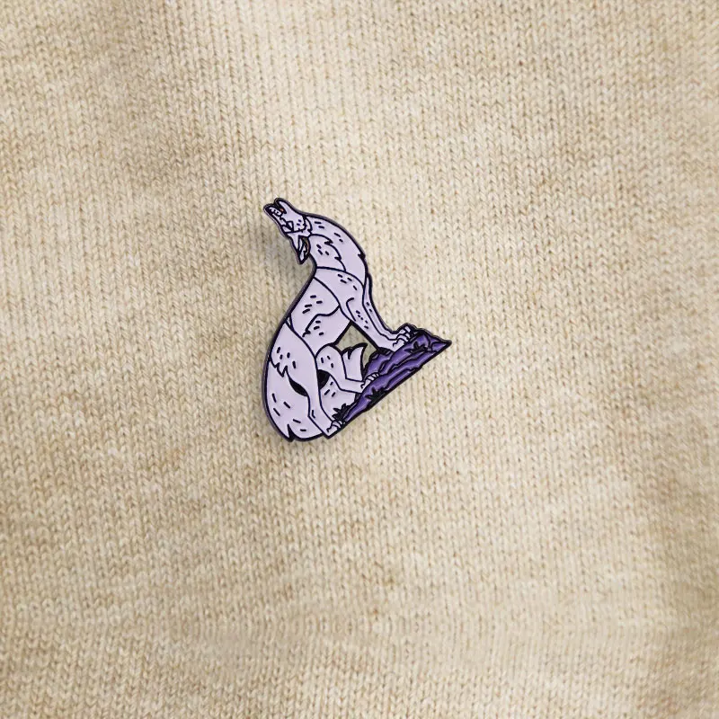 Белый Арктический волк оригинальная фотография