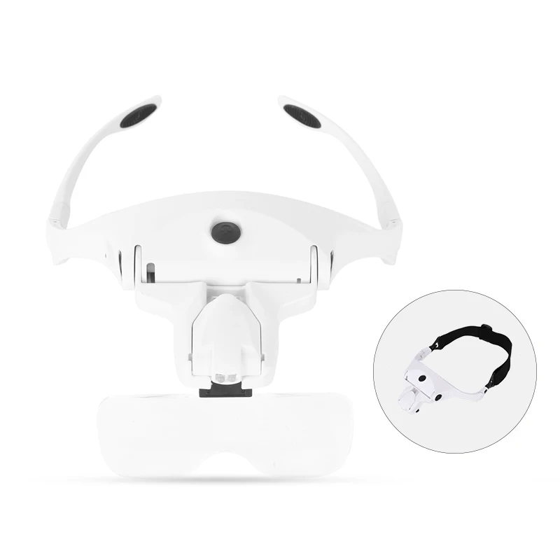 Головная повязка с увеличительным козырьком для ремонта электронных часов |