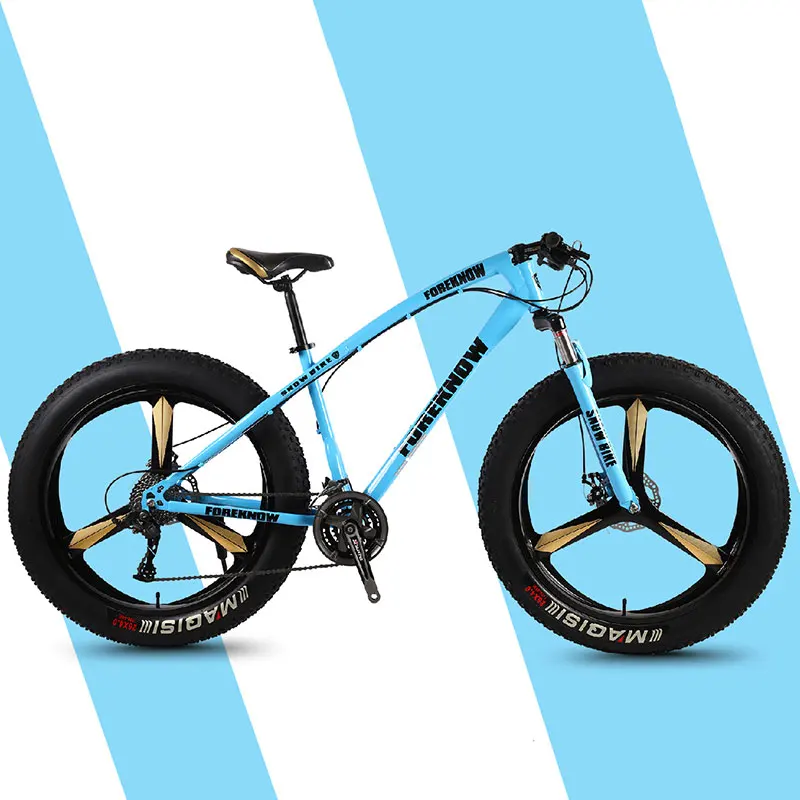 Bicycle Mountain Bike Three Knife One Wheel Riding Off Road Wide Tires Adult Leisure Speed Male and Female Students | Спорт и