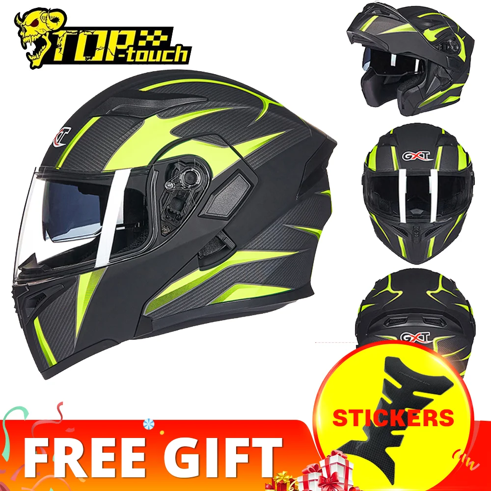 GXT Новый мотоциклетный шлем с откидной крышкой для мотокросса Capacete da Motocicleta Cascos Moto